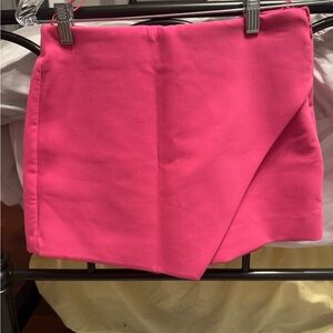 Zara Pink Mini Skort, never worn only tried on.